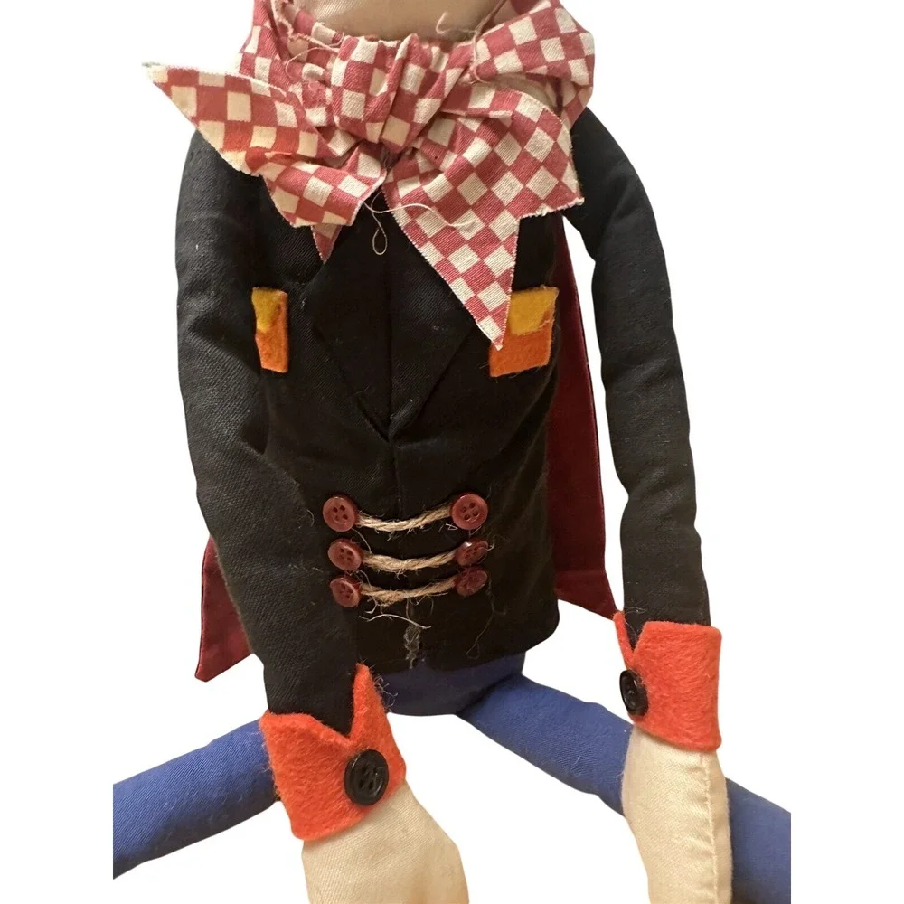 Vintage RARE 1998 Halloween ShelfSitter DRACULA 🧛Bean Bag Bottom 27 Inches Long